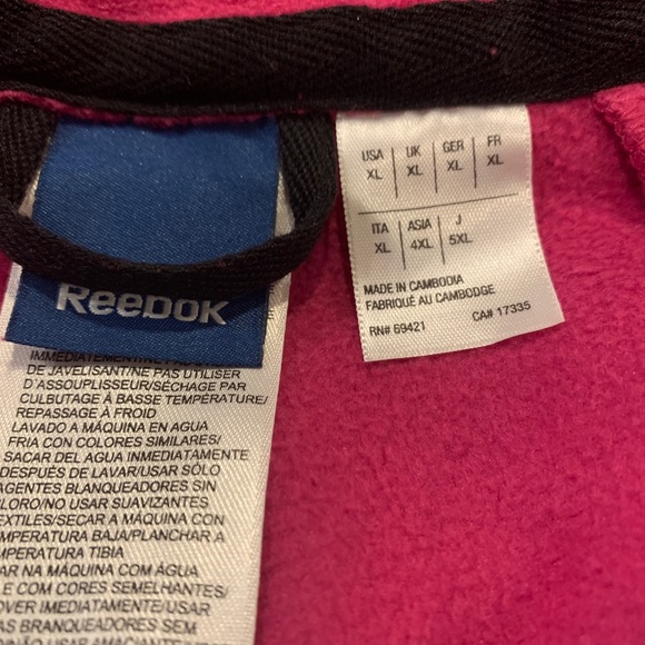 Reebok Women’s Quarter-Zip Fleece Pullover - Picture 7 of 8